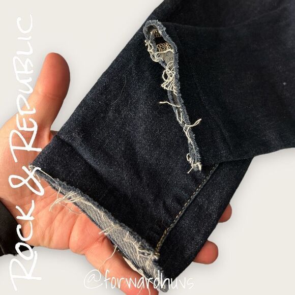 Rock & Republic High Roller High Rise Skinny Jeans | Legging | READ | Size 4 - Picture 7 of 14